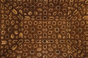 Real Alcázar di Siviglia - decorazione del soffitto, Siviglia, Spagna