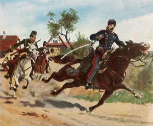 Cavalcata di ricognizione del conte Zeppelin a Schirlenhof, 26 luglio 1870, 1936
