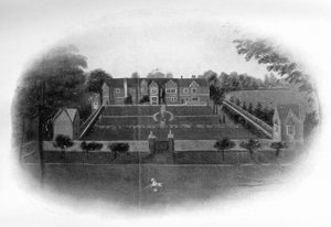 Casa Rossa, vicino a York, al tempo di Carlo I, 1911 da Unbekannt