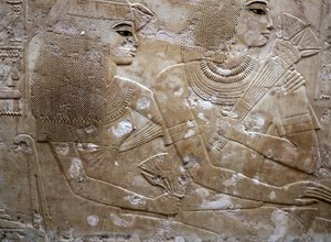Rilievo dalla tomba di Ramose, Luxor, Egitto, XIV secolo a.C.