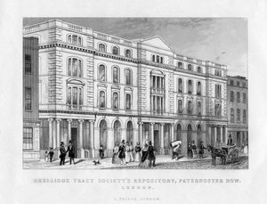 Deposito della Religious Tract Society, Paternoster Row, Londra, 19° secolo da Unbekannt