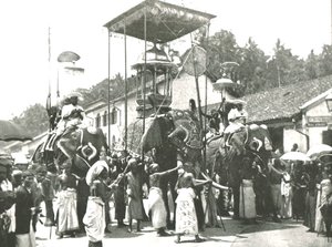 Processione religiosa, Colombo, Ceylon da Unbekannt