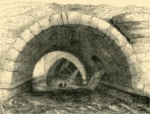 Resti del vecchio ponte di Holborn, c1872 da Unbekannt