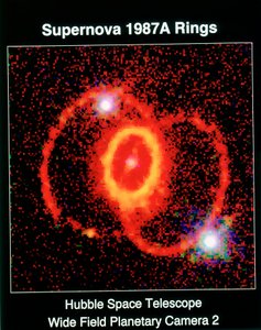 Resto della Supernova 1987A da Unbekannt