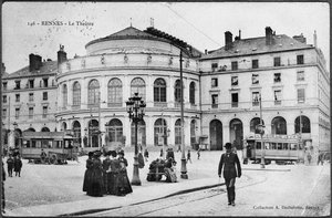 Rennes. Teatro, primi anni del 1900 da Unbekannt
