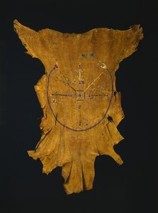 Replica di un dipinto a secco Iikaah dopo un dipinto a secco di Tsi-tcaci, fine 1800-inizio 1900 da Unbekannt