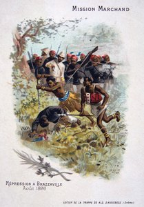 Repressione a Brazzaville, agosto 1896 da Unbekannt