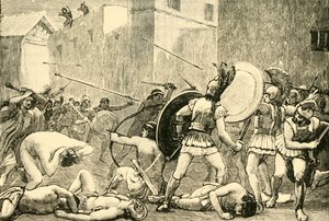 Respingimento di Pirro da Sparta, 1890