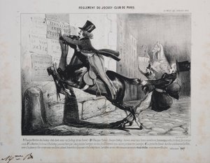 Regolamento del Jockey Club di Parigi: Ogni membro del Jockey Club deve avere un Jockey..., 1800s