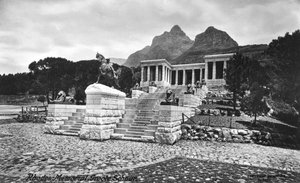 Memoriale di Rodi, Groote Schuur, Città del Capo, Sudafrica, 1917 da Unbekannt