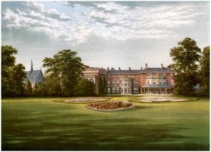 Rhydd Court, Worcestershire, casa del baronetto Lechmere, c1880 da Unbekannt