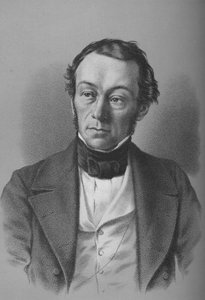 Richard Cobden, produttore britannico, politico e sostenitore del libero scambio, c1850