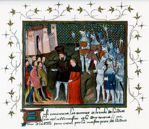 Riccardo II consegnato da Bolingbroke ai cittadini di Londra da Unbekannt
