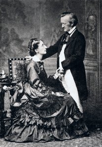 Richard e Cosima Wagner, fine XIX secolo da Unbekannt
