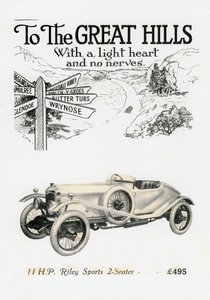 Riley MPH 2-Seater Sports, c1920s da Unbekannt
