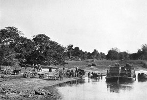 Scena fluviale, Rio Corrientes, Paraguay, 1911 da Unbekannt