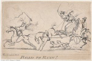 Strada verso la rovina!, 1 aprile 1803 da Unbekannt