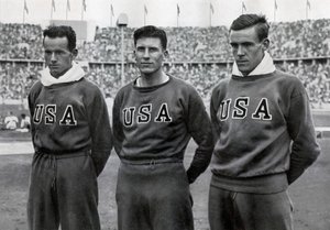 Robert Clark, Glenn Morris, John Parker, decatleti americani, Olimpiadi di Berlino, 1936 da Unbekannt