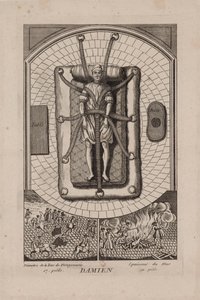 Robert Francois Damiens al Châtelet, 2 marzo 1757 da Unbekannt