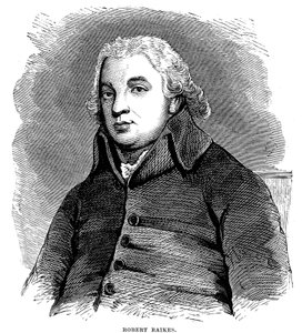 Robert Raikes, filantropo e editore inglese, 1780 1880 da Unbekannt