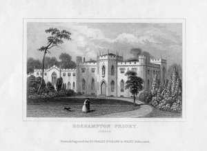 Roehampton Priory, Surrey, metà del XIX secolo da Unbekannt