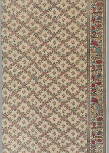 Chintz stampato a rullo con disegno di fiori e vasi da Unbekannt