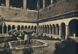 Roma - Chiostri dei SS. Quattro Coronati sul Colle Celio. Costruiti nel 1113, 1910 da Unbekannt