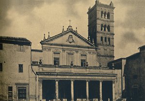 Roma - Chiesa di Santa Cecilia Tempio di Bramante nel chiostro di S. Pietro in Montorio