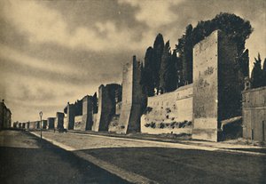 Roma - Le Mura Aureliane, 1910