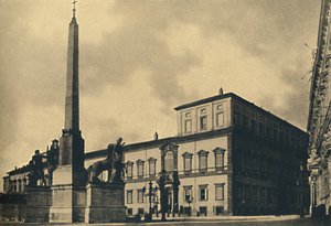 Roma - Il Palazzo del Quirinale e la Fontana, 1910 da Unbekannt
