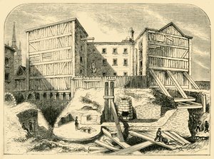 Resti romani trovati a Billingsgate, c1872 da Unbekannt