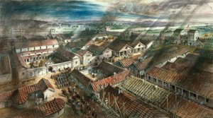 Forte romano a Londra, c. 122 d.C. da Unbekannt