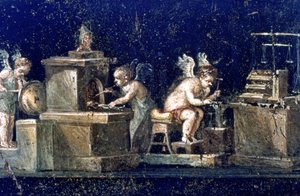 Murale romano, Casa dei Vettii Pompei, Italia
