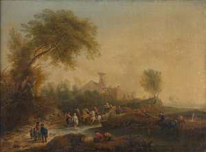 Paesaggio romantico da Unbekannt