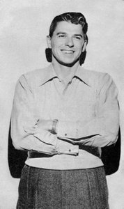 Ronald Reagan, attore americano, star del cinema e politico, XX secolo da Unbekannt