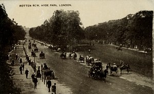 Rotten Row, Hyde Park, Londra, fine XIX-inizio XX secolo da Unbekannt