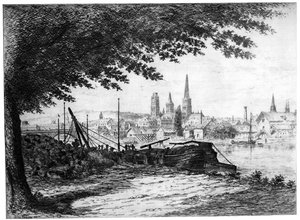 Rouen Prise du Cours-la-Reine, c1865-1905, 1924