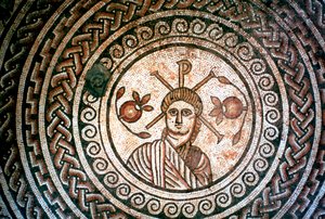 Tondo da una villa romana, St Mary, Dorset, IV secolo d.C. da Unbekannt