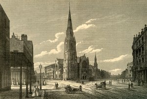 Cappella e scuole di Rowland Hill, Westminster Bridge Road, c1878 da Unbekannt