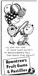 Rowntrees Fruit Gums e Pastilles