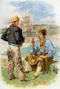 Marinai della Royal Navy, XVIII secolo c1890-c1893 da Unbekannt