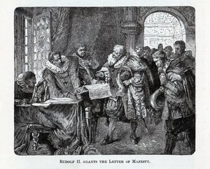 Rodolfo II concede la Lettera di Maestà, 1882