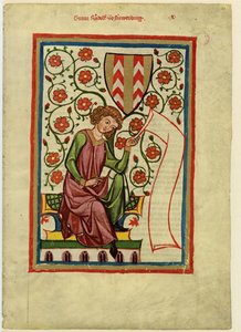 Rudolf II di Fenis dal Codex Manesse, tra il 1305 e il 1340 da Unbekannt