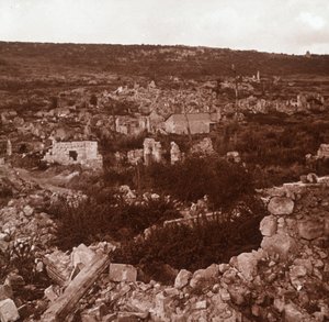 Rovine, Anizy-le-Château, Francia settentrionale, c1914-c1918 da Unbekannt
