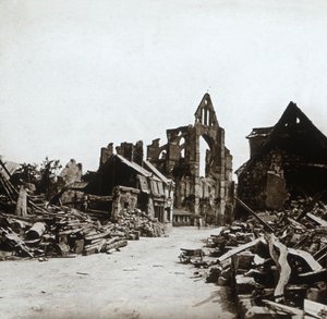Rovine, Craonne, Francia settentrionale, c1914-c1918 da Unbekannt