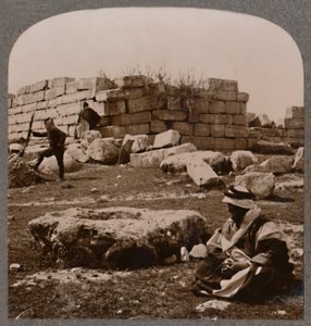 Rovine vicino a Machaerus, c. 1900