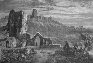 Rovine del castello di Hastings, c1880 da Unbekannt