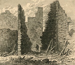 Rovine del Barbican su Ludgate Hill, 1792 da Unbekannt