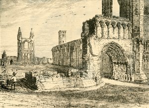 Rovine della cattedrale, St. Andrews, 1890