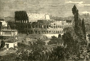 Rovine del Colosseo, dal Palatino, 1890
